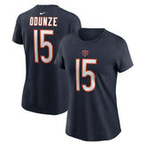 Rome Odunze Chicago Bears Women's Name & Number T-Shirt - Navy T-shirts