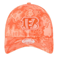 Cincinnati Bengals New Era Women's Trippy 9TWENTY Adjustable Hat - Orange Hats