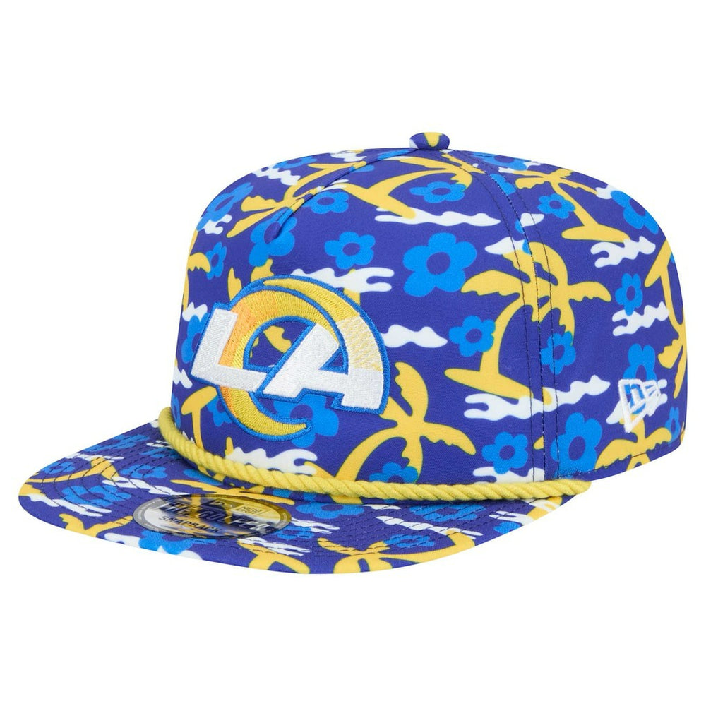 Los Angeles Rams New Era Wakey Wakey Golfer Snapback Hat - Royal Hats