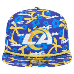 Los Angeles Rams New Era Wakey Wakey Golfer Snapback Hat - Royal Hats