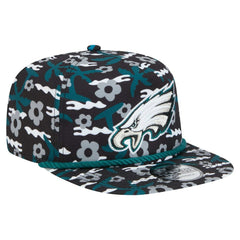 Philadelphia Eagles New Era Wakey Wakey Golfer Snapback Hat - Black Hats