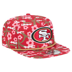 San Francisco 49ers New Era Wakey Wakey Golfer Snapback Hat - Scarlet Hats