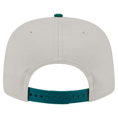 New York Jets New Era Athletic Golfer Snapback Hat - Stone/Green Hats