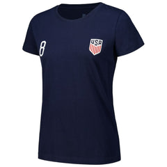 Weston McKennie USMNT Women's Name & Number T-Shirt Navy