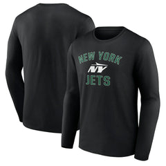 New York Jets Victory Arch Long Sleeve T-Shirt - Black T-shirts