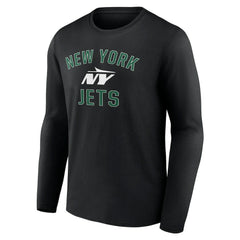 New York Jets Victory Arch Long Sleeve T-Shirt - Black T-shirts