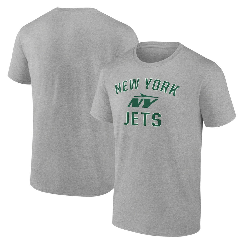 New York Jets Victory Arch T-Shirt - Heather Gray T-shirts
