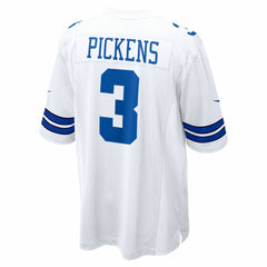 George Pickens Dallas Cowboys Game Jersey - White Jerseys