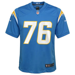 Joe Alt Los Angeles Chargers Youth Game Jersey - Powder Blue Jerseys