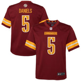 Jayden Daniels Washington Commanders Youth Game Jersey - Burgundy Jerseys