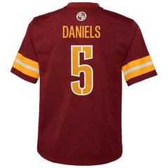 Jayden Daniels Washington Commanders Youth Game Jersey - Burgundy Jerseys
