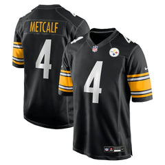 DK Metcalf Pittsburgh Steelers Youth Game Jersey - Black Jerseys