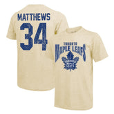 Auston Matthews Toronto Maple Leafs Majestic Threads Dynasty Name & Number Tri-Blend T-Shirt - Cream | US 201556941