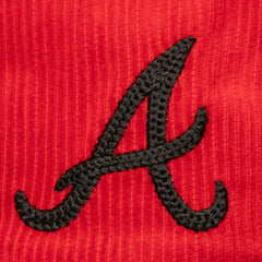 Mitchell & Ness Atlanta Braves Male Adult Corduroy Snapback Hat - Red Hats