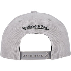 Mitchell & Ness Chicago White Sox Male Adult Corduroy Snapback Hat - Gray Hats