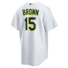 Seth Brown Athletics Nike Home Replica Jersey - White Jerseys