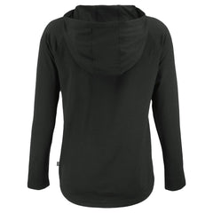 Cincinnati Reds Cutter & Buck Women's Coastline Epic Comfort Eco Recycled Hoodie Raglan Long Sleeve T-Shirt - Black Hoodies