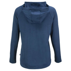 Philadelphia Phillies Cutter & Buck Women's Coastline Epic Comfort Eco Recycled Hoodie Raglan Long Sleeve T-Shirt - Navy Hoodies