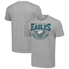 Philadelphia Eagles Starter 80s Inspired Team Logo T-Shirt - Heather Gray T-shirts