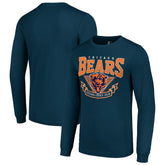 Chicago Bears Starter '80s Inspired Team Logo Long Sleeve T-Shirt - Navy T-shirts