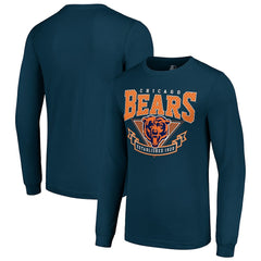 Chicago Bears Starter '80s Inspired Team Logo Long Sleeve T-Shirt - Navy T-shirts