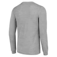 Minnesota Vikings Starter '80s Inspired Team Logo Long Sleeve T-Shirt - Heather Gray T-shirts