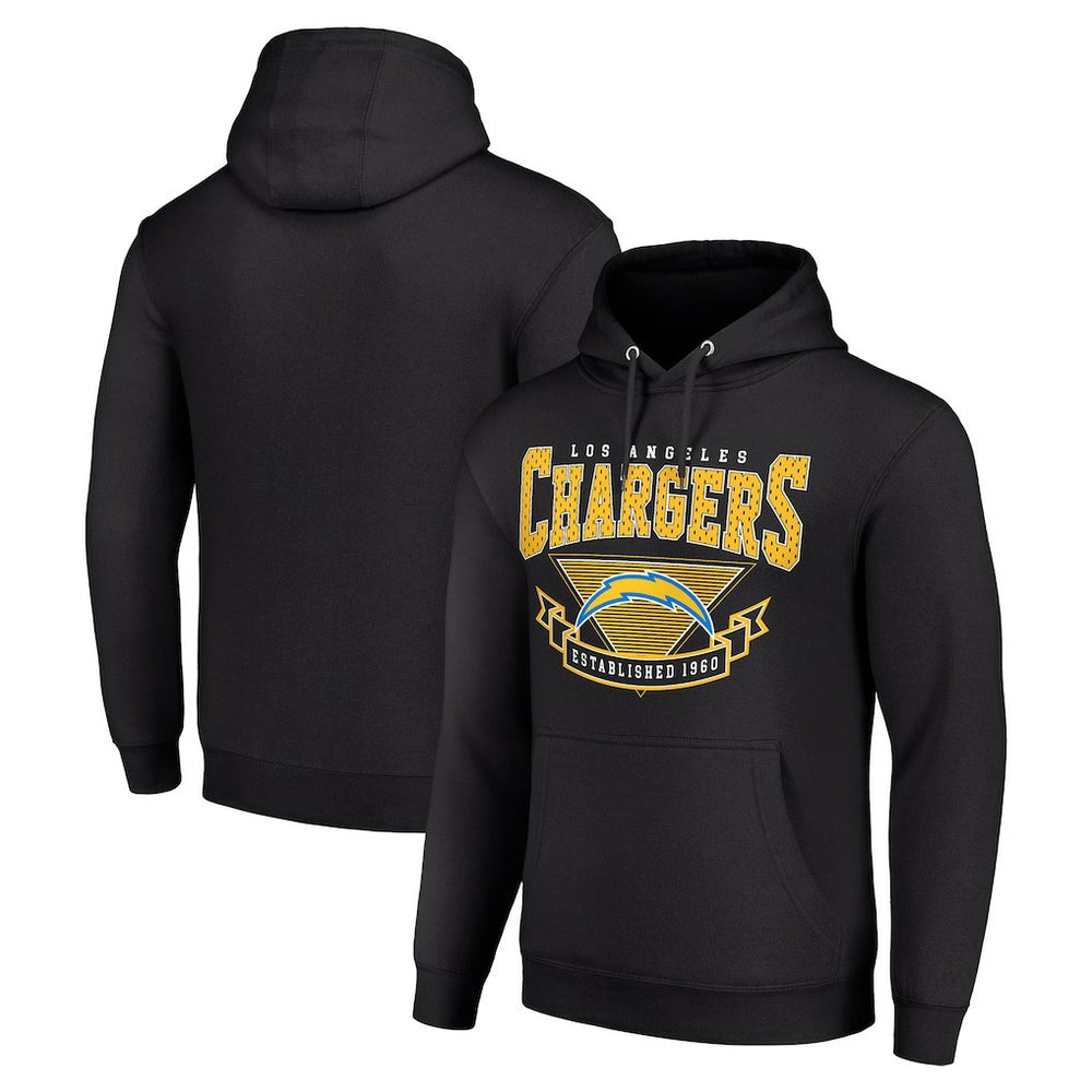 Los Angeles Chargers Starter ‘80s Inspired Pullover Hoodie - Black Hoodies