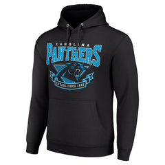 Carolina Panthers Starter ‘80s Inspired Pullover Hoodie - Black Hoodies