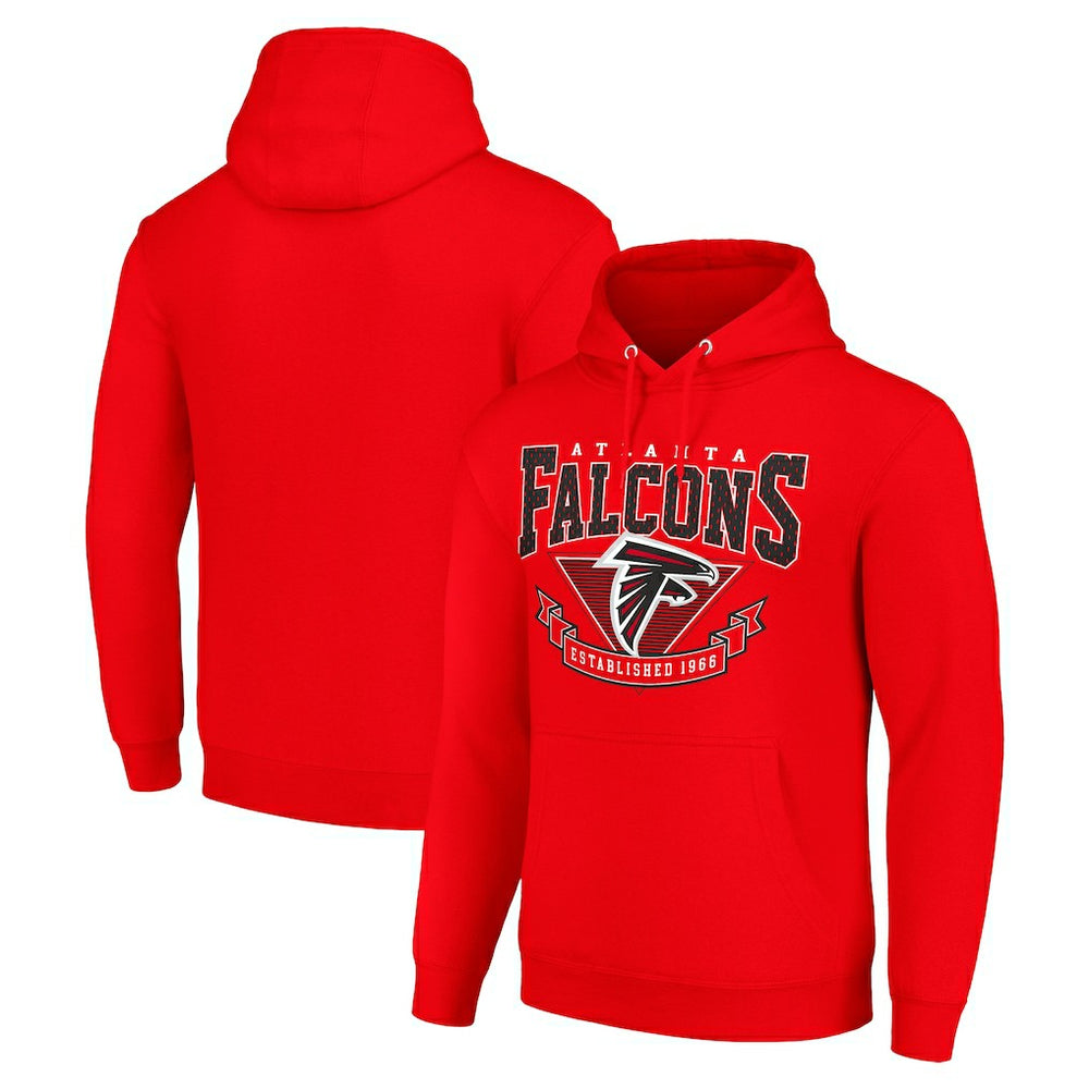 Atlanta Falcons Starter ‘80s Inspired Pullover Hoodie - Red Hoodies