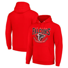 Atlanta Falcons Starter ‘80s Inspired Pullover Hoodie - Red Hoodies