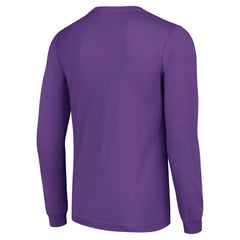 Minnesota Vikings Starter Player X Logo Graphic Long Sleeve T-Shirt - Purple T-shirts