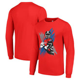Buffalo Bills Starter Player X Logo Graphic Long Sleeve T-Shirt - Red T-shirts
