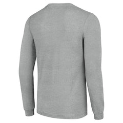 Detroit Lions Starter Player X Logo Graphic Long Sleeve T-Shirt - Heather Gray T-shirts