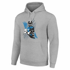 Detroit Lions Starter Player X Fleece Pullover Hoodie - Heather Gray Hoodies