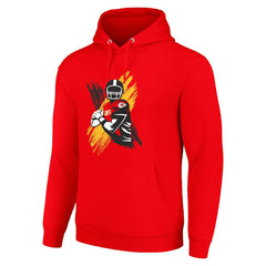 Kansas City Chiefs Starter Player X Fleece Pullover Hoodie - Red Hoodies