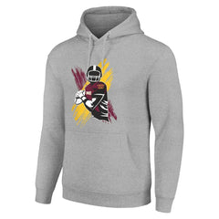 Washington Commanders Starter Player X Fleece Pullover Hoodie - Heather Gray Hoodies