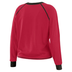 Arizona Cardinals WEAR by Erin Andrews Women's Tie-Front Long Sleeve Top - Cardinal/Black Tops