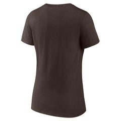 San Diego Padres Fanatics Women's Local V-Neck T-Shirt - Brown T-shirts