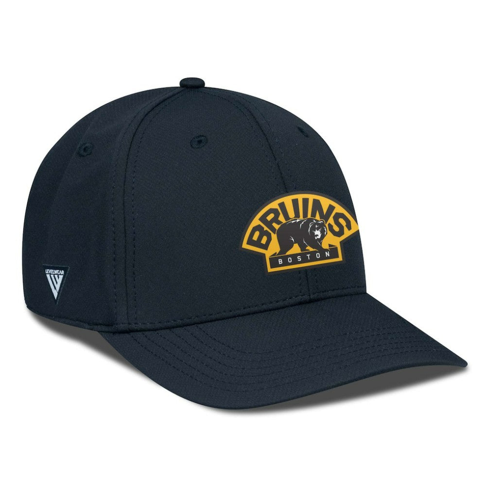 Boston Bruins Levelwear Rise Skylight Flex Hat - Black | US 201570522