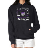 Sacramento Kings G-III 4Her by Carl Banks Women's Team Collage Graphic Fleece Pullover Hoodie Black