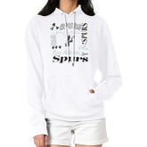 San Antonio Spurs G-III 4Her by Carl Banks Women's Team Collage Graphic Fleece Pullover Hoodie White