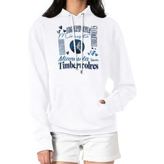 Minnesota Timberwolves G-III 4Her by Carl Banks Women's Team Collage Graphic Fleece Pullover Hoodie White outlet