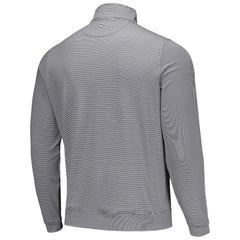 Baltimore Orioles Peter Millar Perth Sugar Stripe Performance Quarter-Zip Top - Black Tops