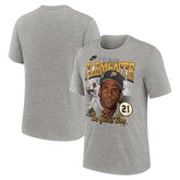 Roberto Clemente Pittsburgh Pirates Nike Cooperstown Collection Player Local T-Shirt - Heather Gray T-shirts