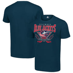 Columbus Blue Jackets Starter Team Logo Graphic T-Shirt - Navy | US 201591710