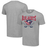 Columbus Blue Jackets Starter Team Logo Graphic T-Shirt - Heather Gray | US 201591713