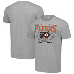 Philadelphia Flyers Starter Team Logo Graphic T-Shirt - Heather Gray | US 201591727