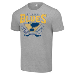 St. Louis Blues Starter Team Logo Graphic T-Shirt - Heather Gray | US 201591734