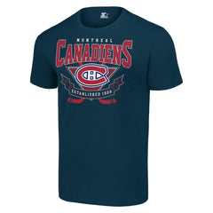 Montreal Canadiens Starter Team Logo Graphic T-Shirt - Navy | US 201591736