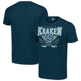 Seattle Kraken Starter Team Logo Graphic T-Shirt - Deep Sea Blue | US 201591738